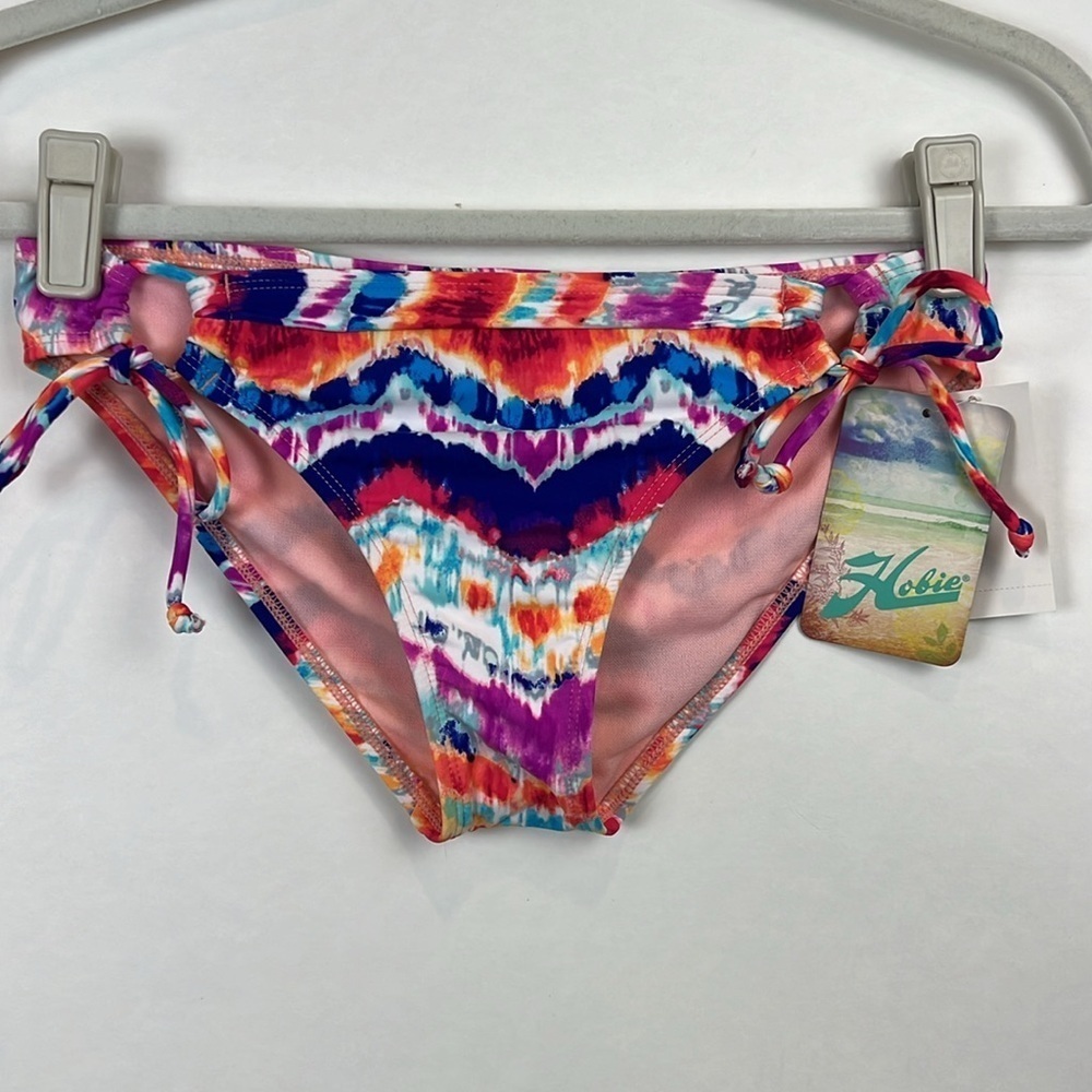NWT Hobie Bikini Small Multi Color Wrap Around Tie - Picture 3 of 11